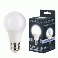 Energy лампа св/д ЛОН А60 E27 10W(850lm) 4000К 4К 59x108 матов (10!) 109308