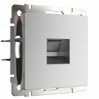 Werkel мех. роз. СУ 1 мест. комп. RJ-45 (серебро матовый) W1181065 a063620