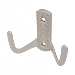 Крючок-вешалка мебельн 2-рожк StahlBuro 011B SN мат. никель В68*Ш51*Г25 ЕВРОПАКЕТ(300,50)