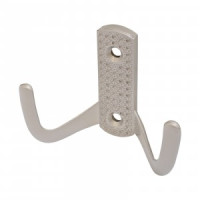 Крючок-вешалка мебельн 2-рожк StahlBuro 011B SN мат. никель В68*Ш51*Г25 ЕВРОПАКЕТ(300,50)