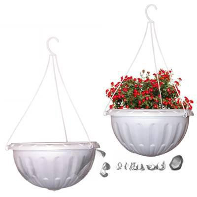 Горшок ДЖУЛИЯ  8л подвесное БЕЛ БШ1458 (17)