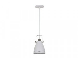 Camelion LOFT PL-428S-1  С71  Белый + хром (Светильник подвесной New York,  1х E27, 40Вт, 230В, мета