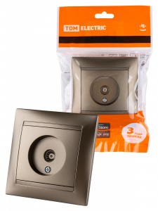 TDM Лама роз. СУ TV телевизионная (0-2400МГц) бронза SQ1815-0717