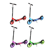 SILAPRO Самокат складной 2-х колес., колеса (PU d=200мм ABEC-7), металл, до 90кг, h95-90-85х85см