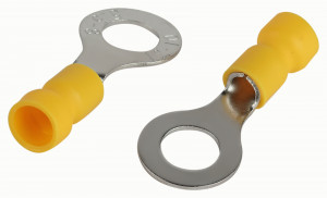 ЭРА наконечник кольцевой изол. НКИ 2,5-6 мм2 d8мм желтый   (уп.10шт, цена за уп ) 63334