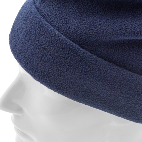 Шапка с отворотом из флиса для взрослых, размер 56-57, синяя Сибртех