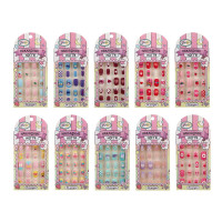 ХОББИХИТ Набор накладных ногтей, ABS, 14х6,4 см, 10 дизайнов