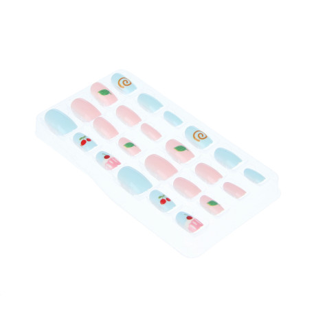 ХОББИХИТ Набор накладных ногтей, ABS, 14х6,4 см, 10 дизайнов