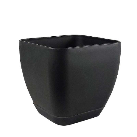 Горшок 1,9л черный 102/15-4 х18