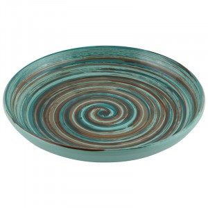 Тарелка средняя, 18*3см (кратность 10!!!), керамика 6787