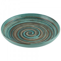 Тарелка средняя, 18*3см (кратность 10!!!), керамика 6787