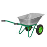Тачка садово-строительная, 2-х колесная, грузоподъемность 320 кг, объем 100 л Сибртех