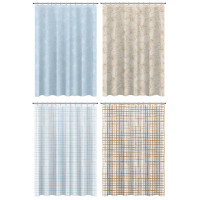 VETTA Шторка для ванной, ПЕВА, 22 г/м2, 180x180см, &quot;Марсельеза&quot;, 4 диз.