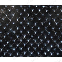 Гирлянда сетка LED LW-1-2 160 лампочек, прозрачный провод 1,5*1,5 белый