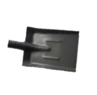 Лопата прямоугольная асфальтоукладчика черная с рёбрами жёсткости, толщина 2мм усиленная