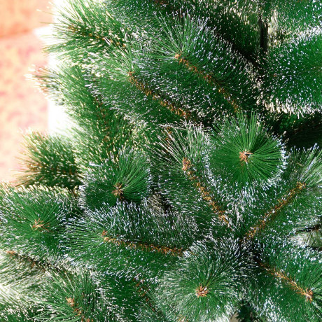 Елка HJ120-82-1 белая(снег) 120см 100веток мет.подст. х4