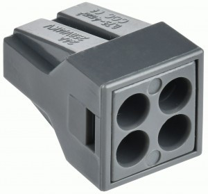 GENERICA клемма СМК 773-324 4х2,5мм2, 24А (уп.100шт, цена за шт)  UKZ10-324-100-G