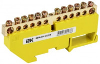 IEK шина PE "земля" на DIN-изол ШНИ-6х9-12-Д-Ж