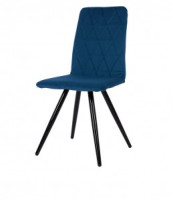 Стул обеденный Polini Home Rio SM (ДхГхВ) 45х45х89 см, синий-черный (кратно 2!) (мест 1)