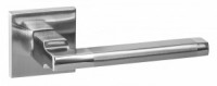Ручка дверная компл.квадрат.основ. PUERTO Савоярди SLIM ник.мат/ник блест. INAL 514-03 slim SN/NP
