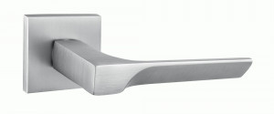 Ручка дверная компл.квадрат.основ. PUERTO Кастаньоле никель супер матовый INAL 549-03 slim MSN