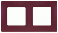 IEK ETIKA рамка СУ 2 мест. сливовый 672562