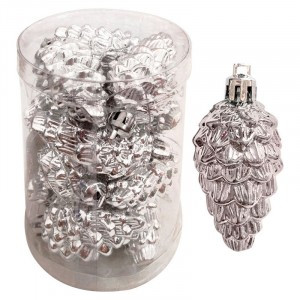 Набор украшений PS6-12-217-S, 12 шт., 6 см Волшебная страна