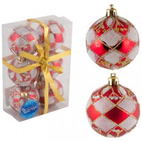 Набор шаров PBD6-6-882-R, 6 шт., 6 см Волшебная страна