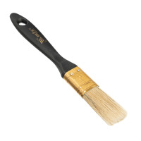 Кисть плоская &quot;Профи&quot; 1&quot;, натуральная щетина, пластмассовая ручка MTX