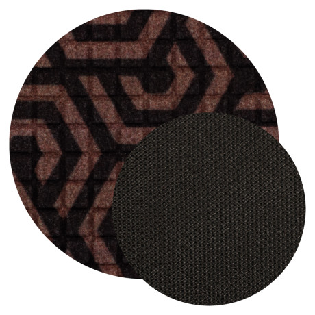 VETTA Коврик придверный, резиновый с ворсом полиэстер, 45x75см, 4 дизайна