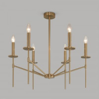 EUROSVET Люстра 6x60W E14 700x700x620 мет.латунь 60142/6 Умный дом Anders a061930