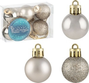 Набор шаров SYQA- 0123120-08, 6шт, 3см Волшебная страна