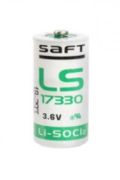 Э/п SAFT LS 17330 2/3A, 3.6В, 2100мАч, -60…+85С, литий-тионилхлорид, 15909