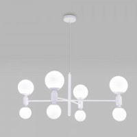 EUROSVET люстра 8x20W E27 G9 1000x760x1300 белый 30182/8 Умный дом Bubble a063210