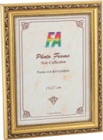 Фоторамка FA пластик "Майолика баклажан" золото 15х21 1210
