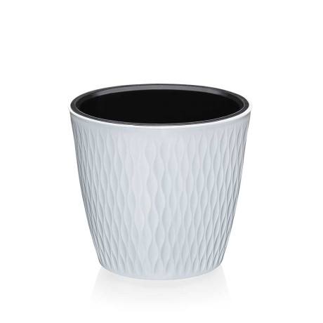Кашпо Керама 1,1л белый Эльфпласт 582 х54