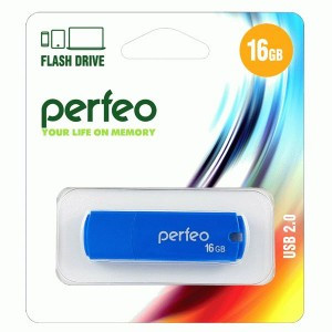 Флеш-диск USB 16Gb Perfeo Blue C05 PF-C05N016