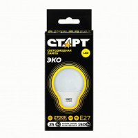СТАРТ лампа св/д ЛОН A65 E27 25W(2000lm) 2700K 2K 125x65 матов пласт/металл тёплый свет WS 466