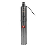 Скважинный насос DWS-4-150, винтовой, диаметр 4&quot;, 1300 Вт, 2000 л/ч, напор 150 м Denzel