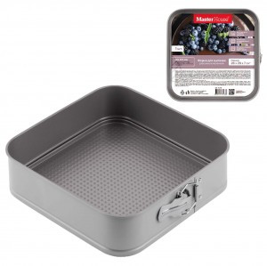 Форма д/выпечки сталь квадратная разъемная 26*26*7см Бернадетта 75776 Master House