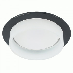 Feron Св-к встр. Потолочный под лампу 115х115х50 GX53 черный DL509 51938