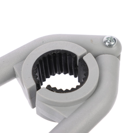 Ключ для аэратора смесителя, универсальный, пластик, серый