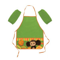 Фартук с нарукавниками Мульти-Пульти &quot;Чебурашка&quot;, 53,5*44,5см, 1 карман Арт.357578