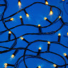 СНОУ БУМ Гирлянда эл. вьюн 20м, 200LED, шампань, 8 режимов, ПВХ черный, 220В