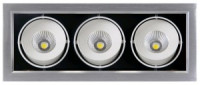 Jazzway св-к карданный Grey 3х9W 4000K IP40 24° 345x136x120 PSP-S 113 4K .2853042