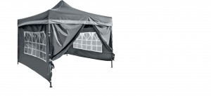 Тент-шатер быстросборный LEONORD 3*3*3,1м, 420D полиэстер с ПВХ +п/э окна,  двери с липучками 324377