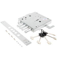 Замок врез BORDER ЗВ9-8К.4Т/15 (универ., защелка, Тяги) Б/ручек Рязань  \6