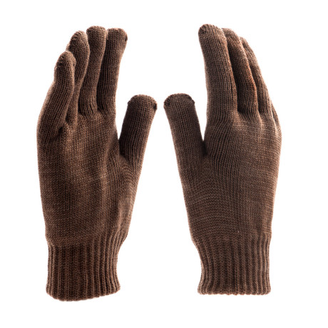 Перчатки трикотажные, двойные, полушерстяные, Сибртех