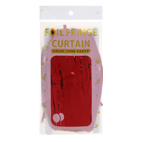 СНОУ БУМ Занавеска из дождика, 200х100см, ПЭТ, 6 цветов