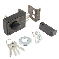 Замок накл ЗН-1-3 Зенит (Бронза)  2 ригеля, 5 англ.ключа   \16